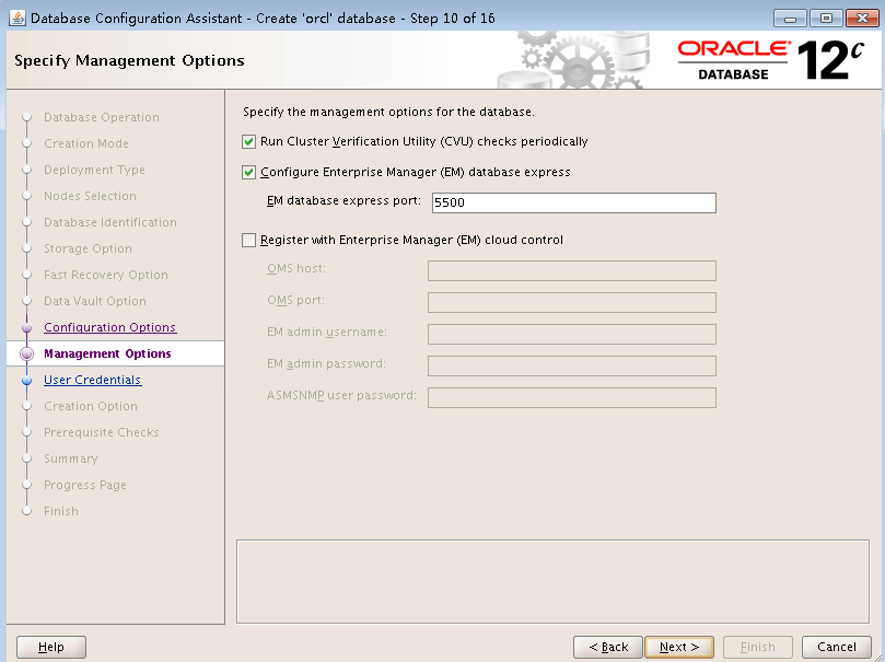 Create a database instance