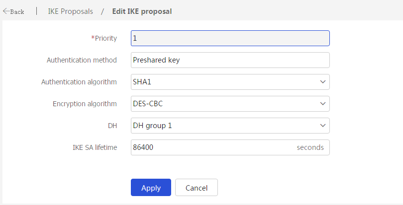 Web example: Configuring IPsec smart link selection