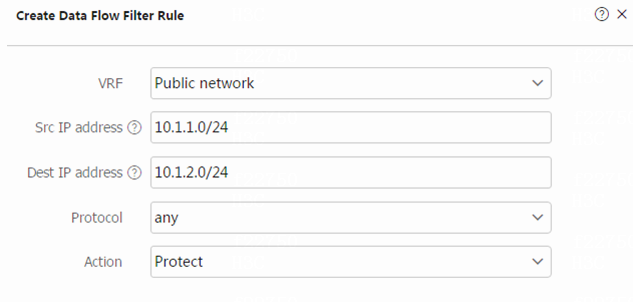 Web example: Configuring IPsec smart link selection